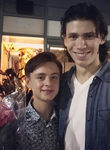 Jaeden Lieberher i Owen Teague (zdjÄcie Owen Teague) - obrazek