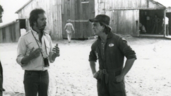 Lewis Teague i Robert Craighead na planie Cujo - obrazek