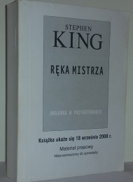 Ręka mistrza - Prebook (Prószyński i S-ka) - obrazek