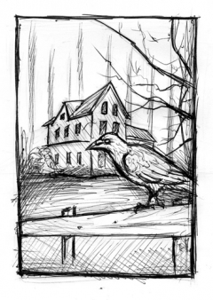 Black House - sketch - obrazek