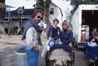 ReĹźyser Lewis Teague na planie filmu Cujo - obrazek