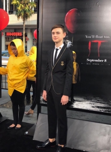 Jaeden Lieberher na premierze To - obrazek
