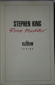 "Rose Madder" - przykĹadowa strona z poczÄtkiem rozdziaĹu - obrazek