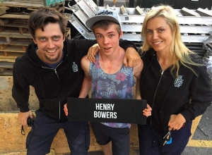 Barbara i Andy Muschietti oraz Nicholas Hamilton (zdjÄcie Nicholas Hamilton) - obrazek