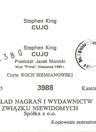 Cujo (Polski Związek Niewidomych) - obrazek