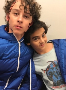 Wyatt Oleff i Jack Dylan Grazer (zdjÄcie Barbara Muschietti) - obrazek