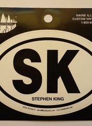 SK Stephen King - naklejka z Betts Books - obrazek