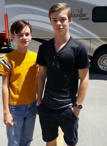 Nicholas Hamilton i Jaeden Lieberher (zdjÄcie Nicholas Hamilton) - obrazek