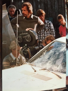 Lewis Teague na planie Cujo - obrazek