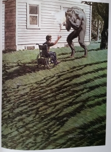 "Cycle of the Werewolf" - ilustracja Bernie Wrightsona - obrazek